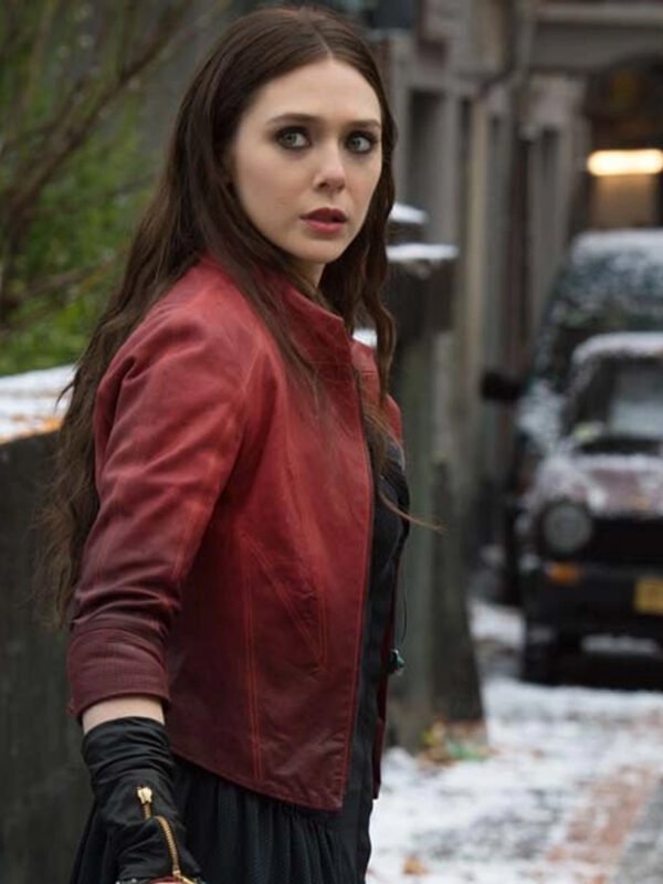 Scarlet Witch Avengers Age Of Ultron Red Jacket