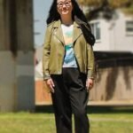 Shortcomings 2023 Sherry Cola Green Jacket