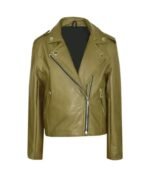 Shortcomings 2023 Sherry Cola Green Jacket