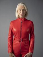 Solos S01 Peg Red Leather Jacket