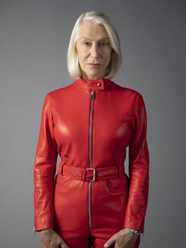 Solos S01 Peg Red Leather Jacket