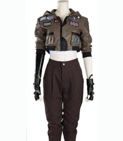 Sonnie Brown Leather Jacket Love Death and Robots