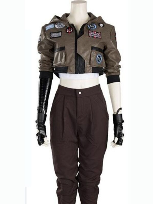 Sonnie Brown Leather Jacket Love Death and Robots