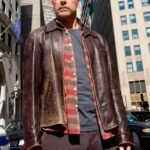 Surrogates Tom Greer Distressed Brown Jacket