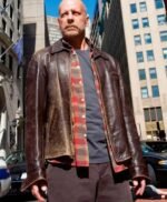 Surrogates Tom Greer Distressed Brown Jacket