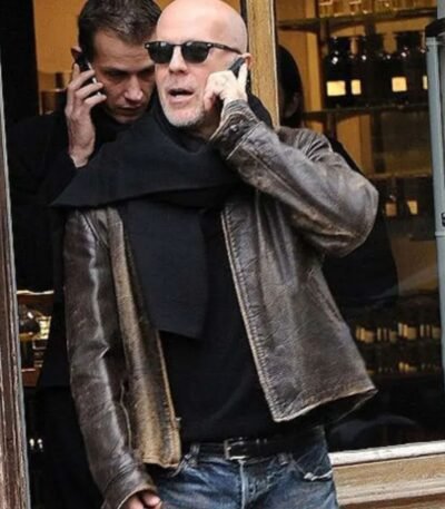 Surrogates Tom Greer Distressed Brown Jacket