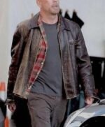 Surrogates Tom Greer Distressed Brown Jacket