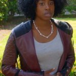 Taylor Harding Why Women Kill Black and Maroon Jacket