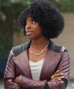 Taylor Harding Why Women Kill Black and Maroon Jacket