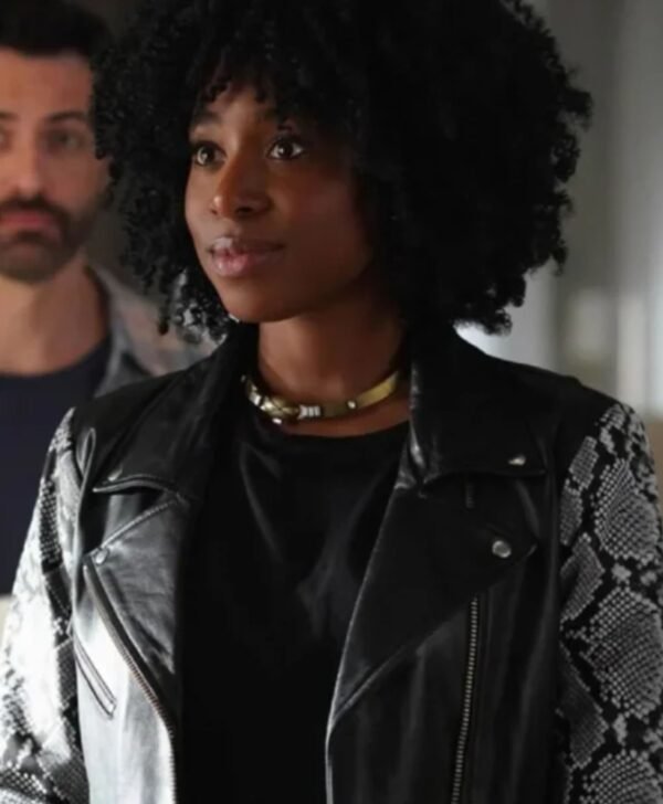 Taylor Harding Why Women Kill Snake Pattern Jacket