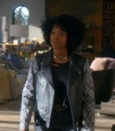 Taylor Harding Why Women Kill Snake Pattern Jacket