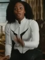 The Marvels 2023 Monica Rambeau White Jacket