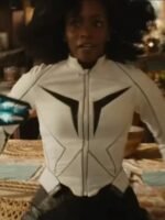 The Marvels 2023 Monica Rambeau White Jacket
