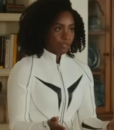 The Marvels 2023 Monica Rambeau White Jacket