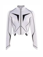 The Marvels 2023 Monica Rambeau White Jacket