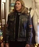 The Story Of Fire Saga Will Ferrell Leather Jacket