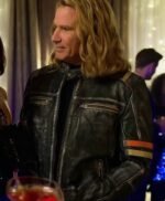 The Story Of Fire Saga Will Ferrell Leather Jacket