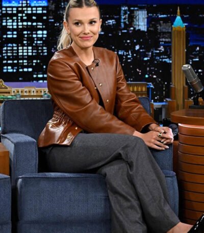 Tonight Show Starring Jimmy Fallon Millie Bobby Brown Jacket