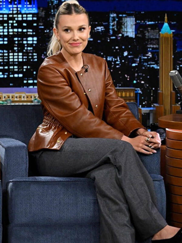 Tonight Show Starring Jimmy Fallon Millie Bobby Brown Jacket