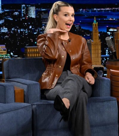 Tonight Show Starring Jimmy Fallon Millie Bobby Brown Jacket