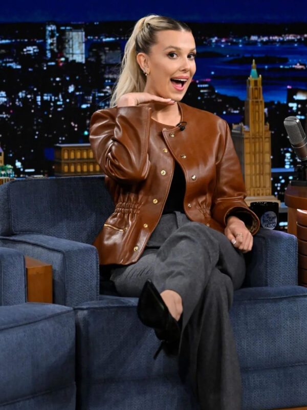 Tonight Show Starring Jimmy Fallon Millie Bobby Brown Jacket
