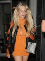 Trendy Lottie Moss Leather Jacket