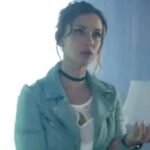 Who Killed Sara Carolina Miranda Green Biker Jacket