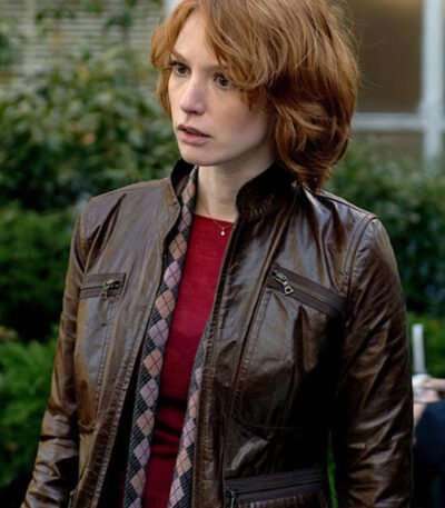 88 Minutes Alicia Witt Leather Jacket
