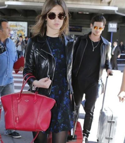 Adele Exarchopoulos Leather Jacket