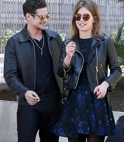 Adele Exarchopoulos Leather Jacket