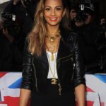 Alesha Dixon Black Real Leather Jacket