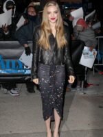 Amanda Seyfried Leather Jacket