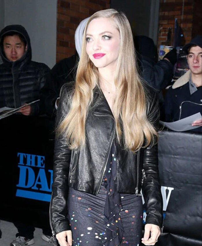 Amanda Seyfried Leather Jacket