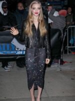 Amanda Seyfried Leather Jacket