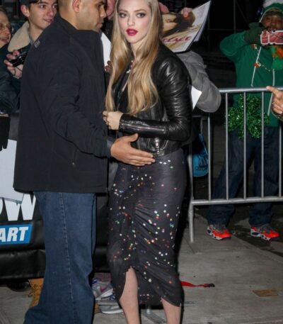 Amanda Seyfried Leather Jacket