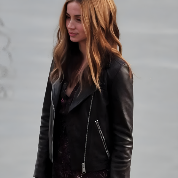 Ana de Armas 2023 Leather Jacket - Ghosted Movie Leather Jacket 2023
