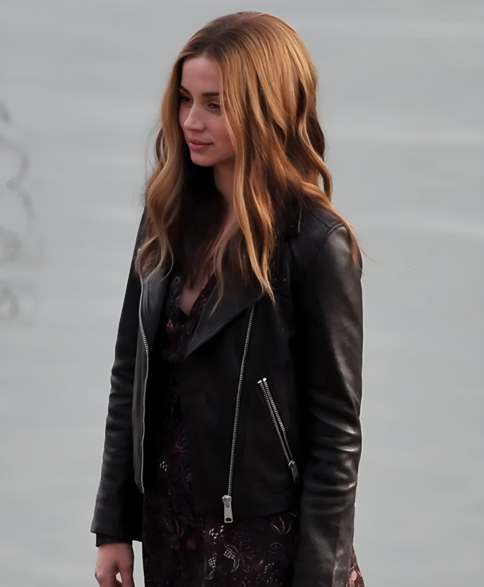 Ana de Armas 2023 Leather Jacket - Ghosted Movie Leather Jacket 2023