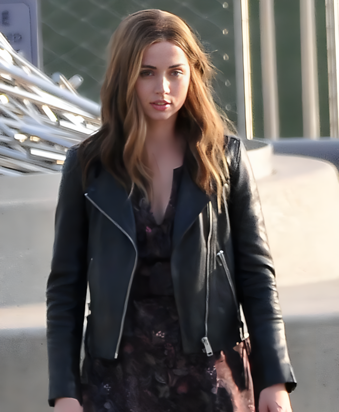 Ana de Armas 2023 Leather Jacket - Ghosted Movie Leather Jacket 2023