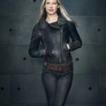 Anna Torv Fringe TV Series Black Leather Jacket