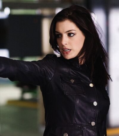 Anne Hathaway Get Smart Leather Jacket