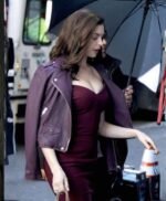 Anne Hathaway Leather Jacket Ocean's Eight Film