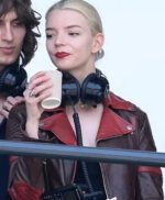 Anya Taylor-Joy Short Body Biker Leather Jacket