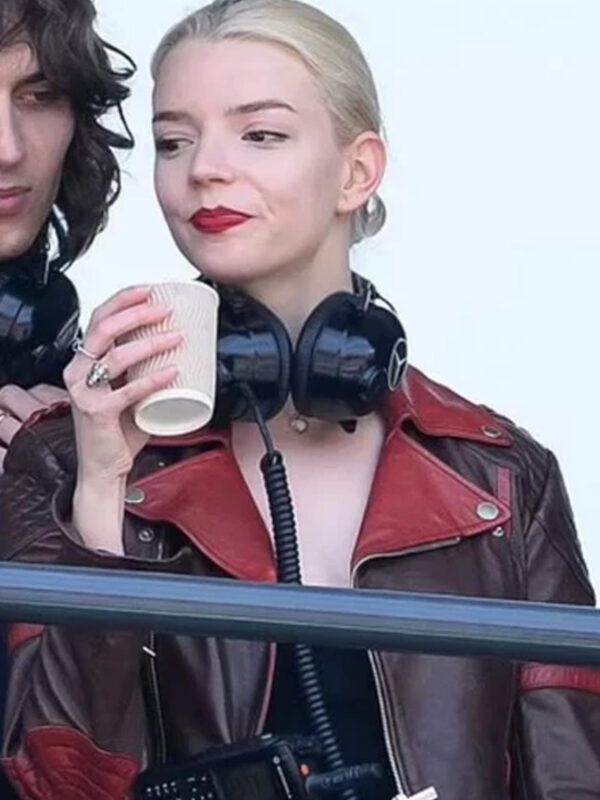 Anya Taylor-Joy Short Body Biker Leather Jacket