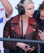 Anya Taylor-Joy Short Body Biker Leather Jacket