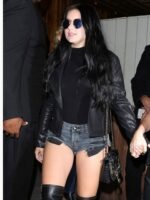 Ariel Winter Black Leather Jacket