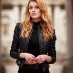 Arrow Katherine Mcnamara Leather Jacket