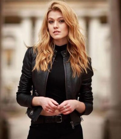 Arrow Katherine Mcnamara Leather Jacket