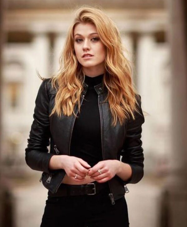 Arrow Katherine Mcnamara Leather Jacket