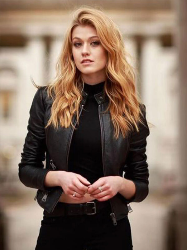 Arrow Katherine Mcnamara Leather Jacket