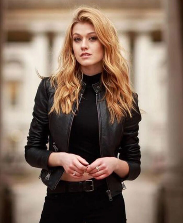 Arrow Katherine Mcnamara Leather Jacket